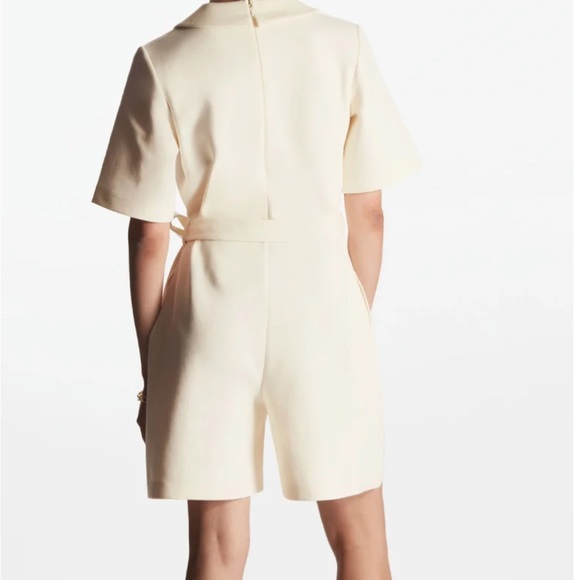 COS Wrap-Effect Playsuit Size L with Pockets - Picture 4 of 9